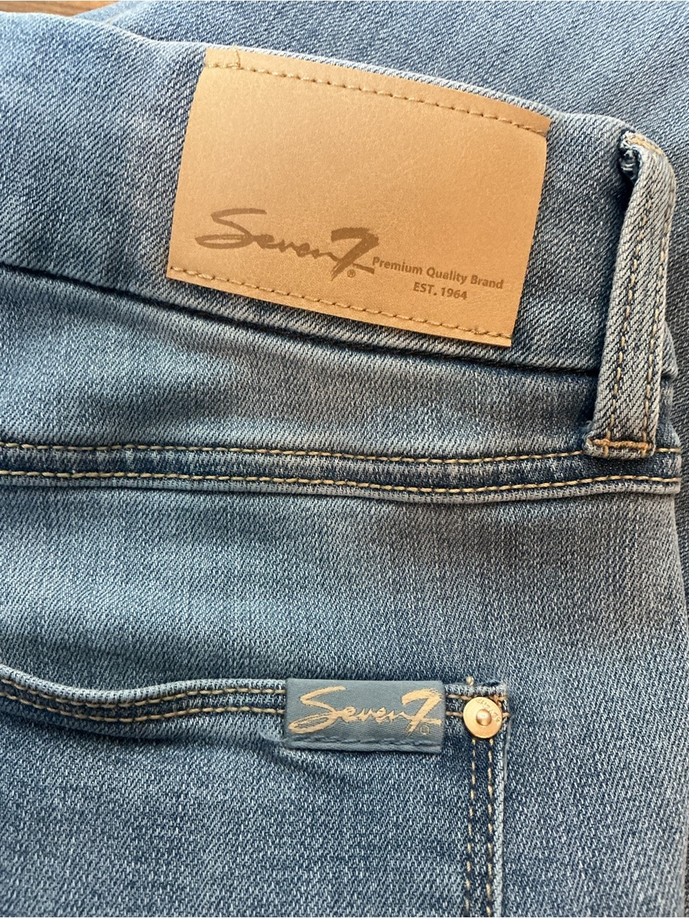 Seven7 Tummyless High Rise Skinny Jeans Women’s 18W Medium Stretch Slim Plus - Picture 5 of 5